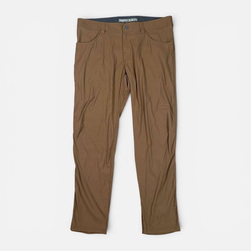 Icebreaker Merino Wool Blend Brown Hiking Trouser Pants Performance Men 38x32 EC